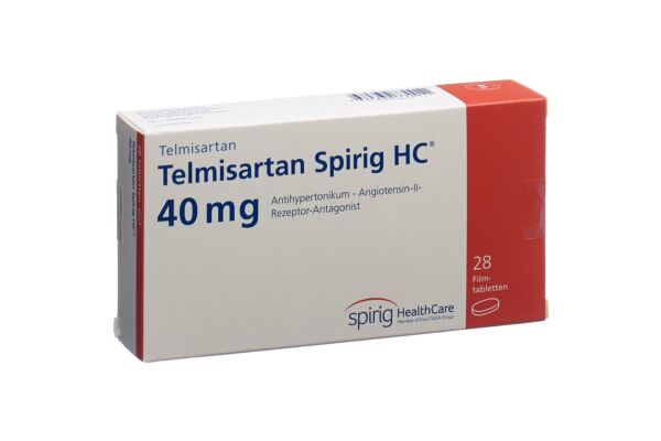 Telmisartan Spirig HC cpr pell 40 mg 28 pce