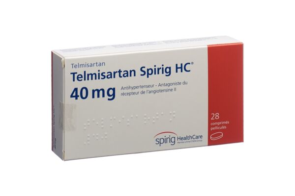 Telmisartan Spirig HC cpr pell 40 mg 28 pce
