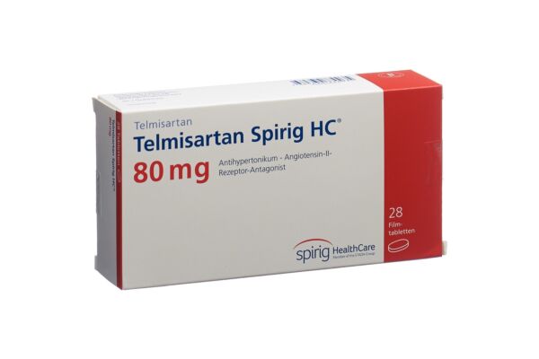 Telmisartan Spirig HC cpr pell 80 mg 28 pce