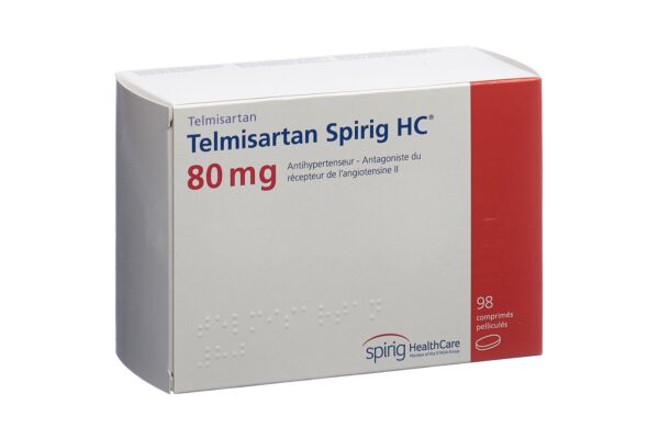 Telmisartan Spirig HC cpr pell 80 mg 98 pce