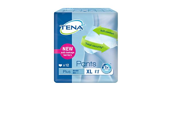 TENA Pants Plus XL ConfioFit 12 pce