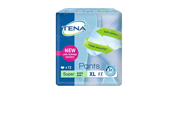 TENA Pants Super XL ConfioFit 12 pce