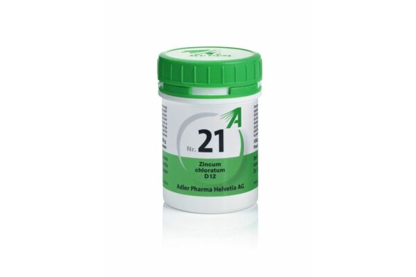 Adler Schüssler no21 zincum chloratum cpr 12 D 100 g