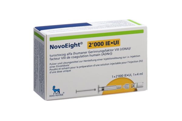 NovoEight subst sèche 2000 UI avec solvant flac