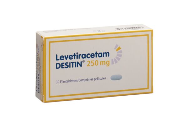 Levetiracetam DESITIN Filmtabl 250 mg 30 Stk