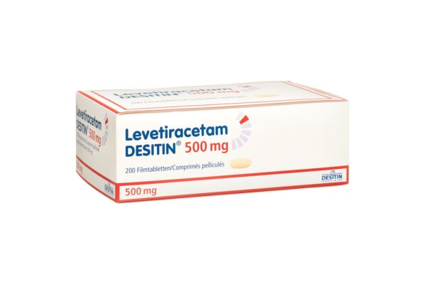 Levetiracetam DESITIN cpr pell 500 mg 200 pce