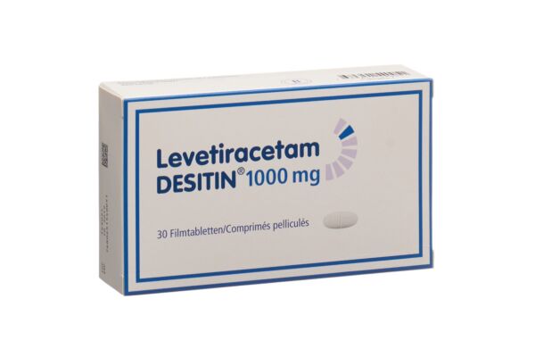 Levetiracetam DESITIN Filmtabl 1000 mg 30 Stk