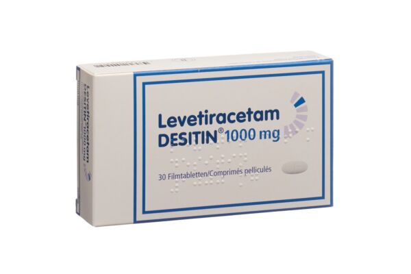 Levetiracetam DESITIN Filmtabl 1000 mg 30 Stk