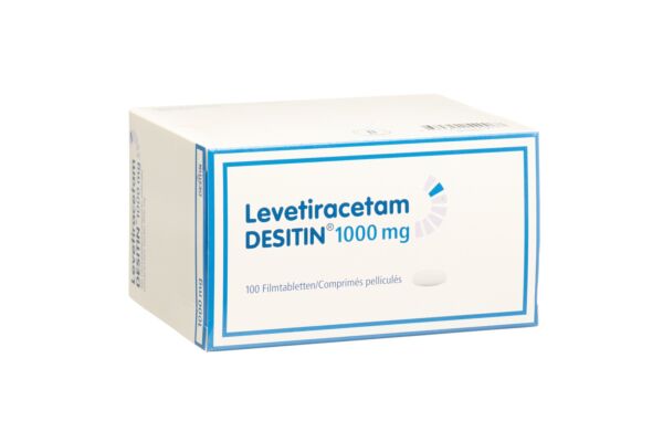 Levetiracetam DESITIN Filmtabl 1000 mg 100 Stk