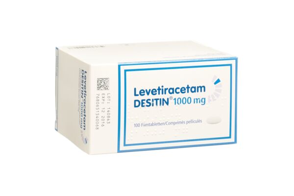Levetiracetam DESITIN cpr pell 1000 mg 100 pce