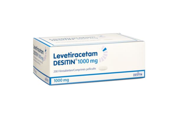 Levetiracetam DESITIN Filmtabl 1000 mg 200 Stk