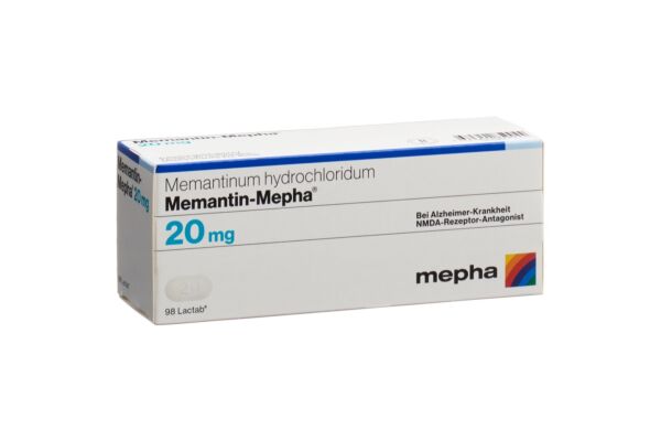 Memantin-Mepha Lactab 20 mg 98 Stk