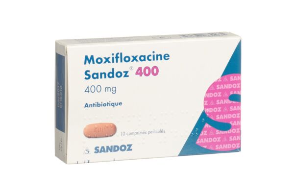 Moxifloxacin Sandoz Filmtabl 400 mg 10 Stk