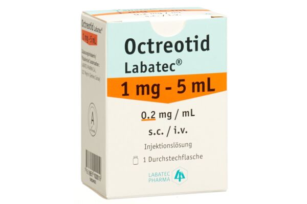 Octreotid Labatec sol inj 1 mg/5ml flac 5 ml