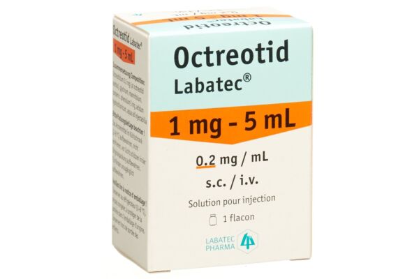 Octreotid Labatec sol inj 1 mg/5ml flac 5 ml