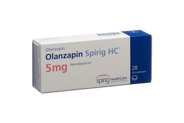 Olanzapin Spirig HC Filmtabl 5 mg 28 Stk