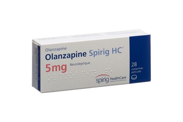 Olanzapine Spirig HC cpr pell 5 mg 28 pce