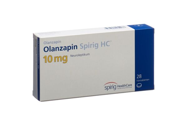 Olanzapine Spirig HC cpr pell 10 mg 28 pce