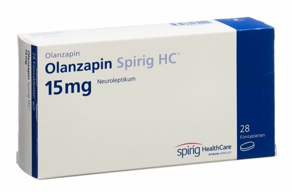 Olanzapine Spirig HC cpr pell 15 mg 28 pce