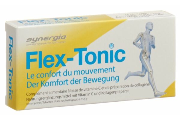 Flex-Tonic Nahrungsergänzungsmittel mit Vitamin C und Kollagen Tabl 30 Stk