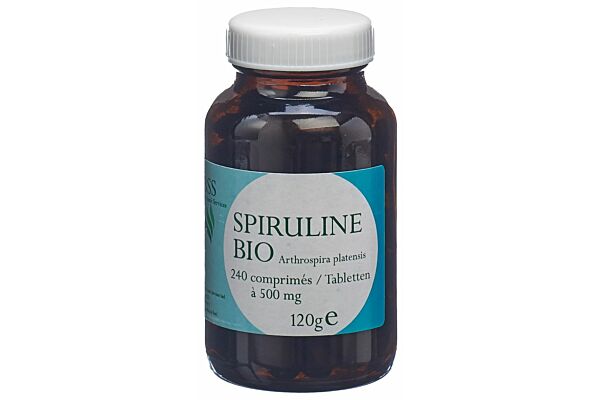 Spiruline comprimés 500 mg bio 240 pce