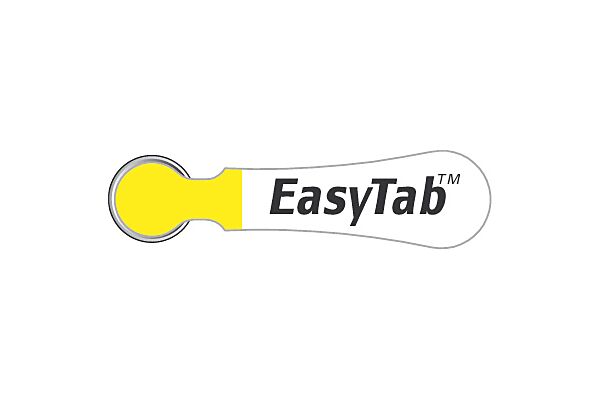 Duracell pile EasyTab 10 Zinc Air D6 1.4V 6 pce