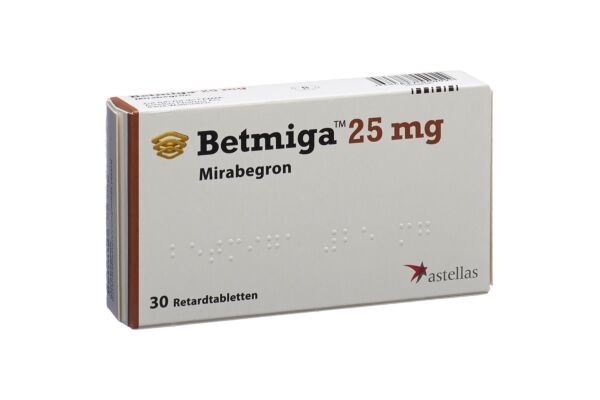 Betmiga cpr ret 25 mg 30 pce