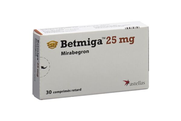 Betmiga cpr ret 25 mg 30 pce