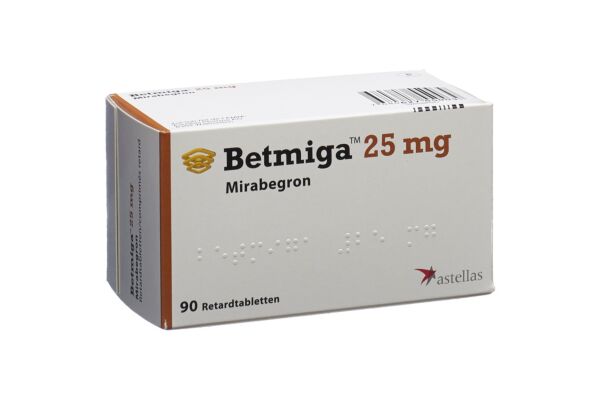 Betmiga cpr ret 25 mg 90 pce