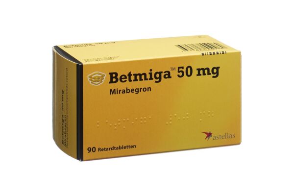 Betmiga cpr ret 50 mg 90 pce