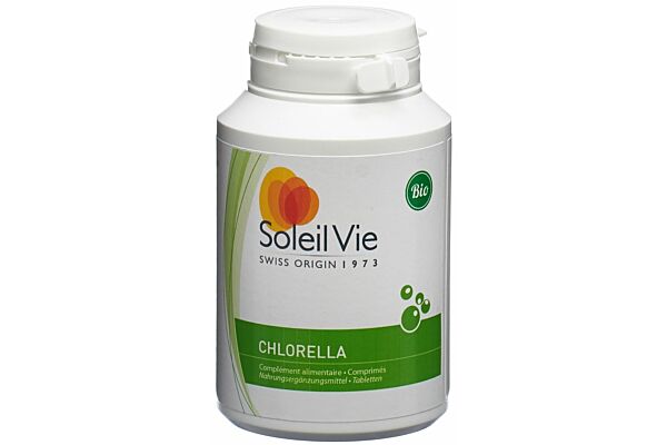 Soleil Vie chlorella pyrenoidosa bio cpr 250 mg algue d'eau douce 300 pce