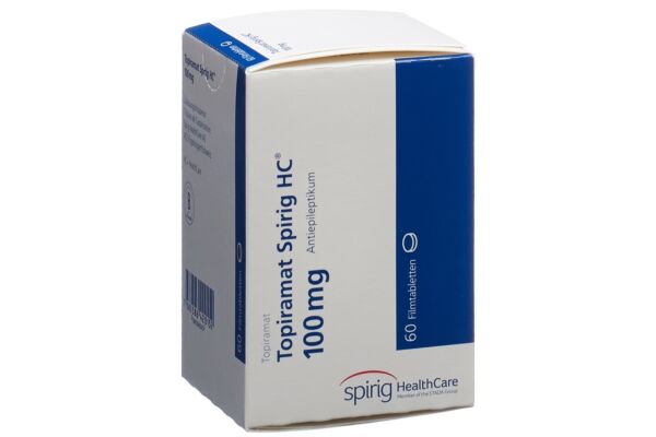 Topiramat Spirig HC cpr pell 100 mg bte 60 pce