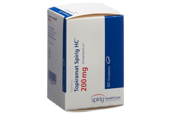 Topiramat Spirig HC Filmtabl 200 mg Ds 60 Stk