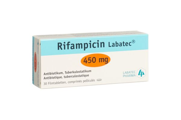 Rifampicin Labatec Filmtabl 450 mg 30 Stk