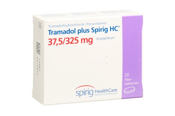 Tramadol plus Spirig HC cpr pell 37.5/325mg 20 pce