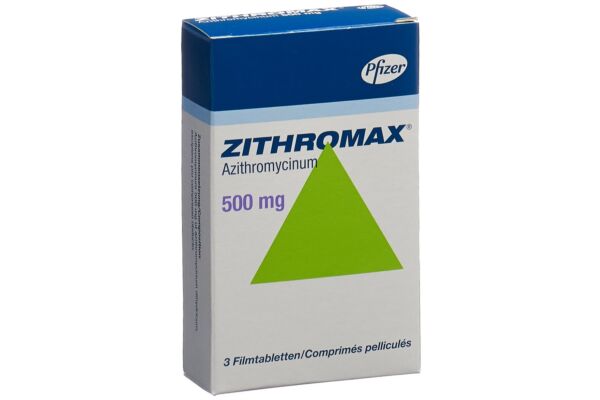 Zithromax Filmtabl 500 mg 3 Stk