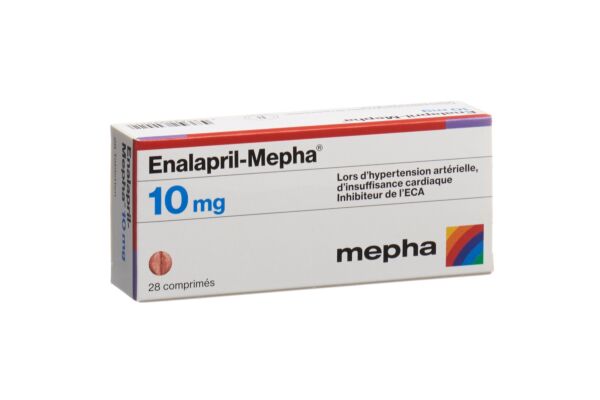 Enalapril-Mepha Tabl 10 mg 28 Stk