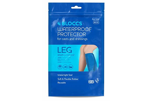 Bloccs protection étanche pour le bain jambe 29-49+/66cm adulte