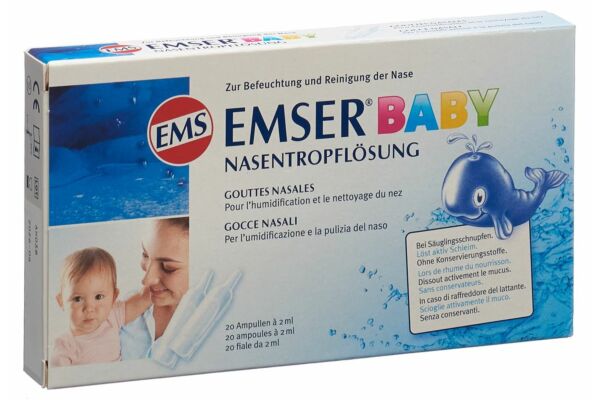 Emser baby gouttes nasales 20 amp 2 ml