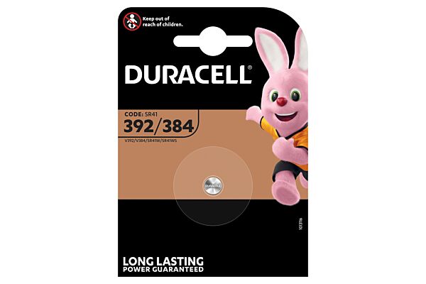 Duracell Batterie 392/384/SR41/AG3 1.55 B1 XL