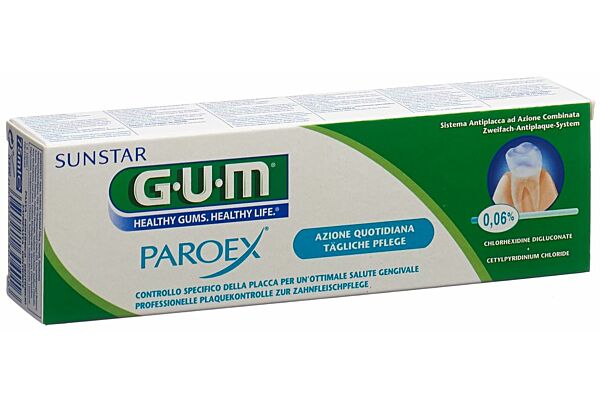 GUM Paroex dentifrice 0.06 % chlorhexidine 75 ml