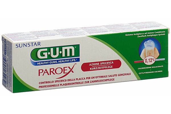 GUM Paroex Zahnpasta 0.12 % Chlorhexidin 75 ml