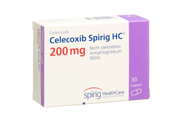 Célécoxib Spirig HC caps 200 mg 30 pce