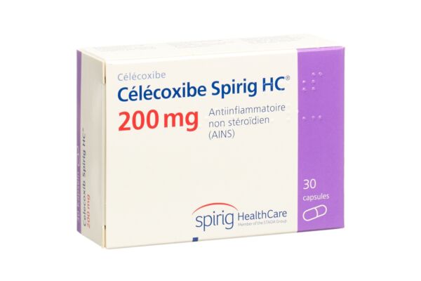 Célécoxib Spirig HC caps 200 mg 30 pce