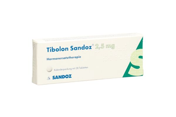Tibolon Sandoz Tabl 2.5 mg 28 Stk