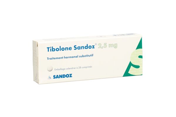 Tibolon Sandoz Tabl 2.5 mg 28 Stk