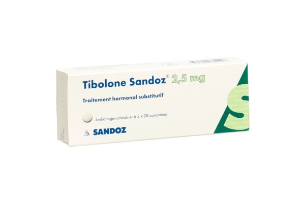 Tibolone Sandoz cpr 2.5 mg 3 x 28 pce