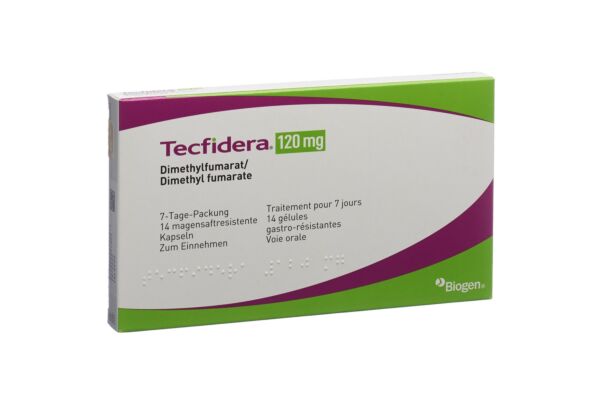 Tecfidera caps 120 mg 14 pce