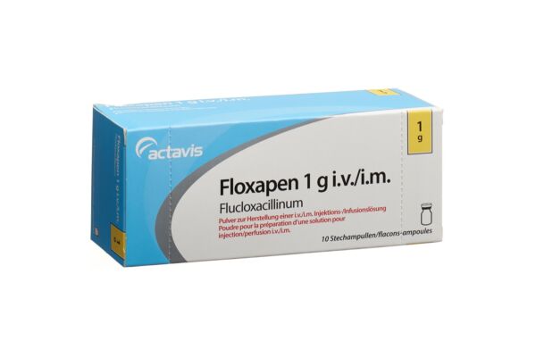 Floxapen subst sèche 1 g flac 10 pce