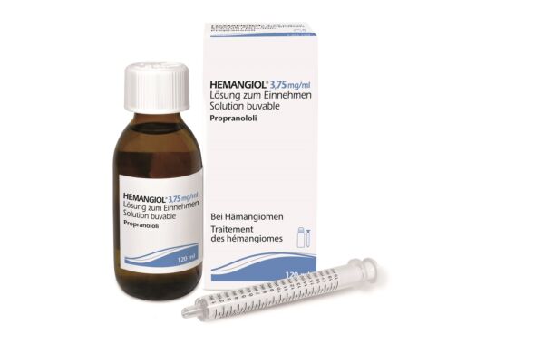 Hemangiol Lös 3.75 mg/ml Fl 120 ml